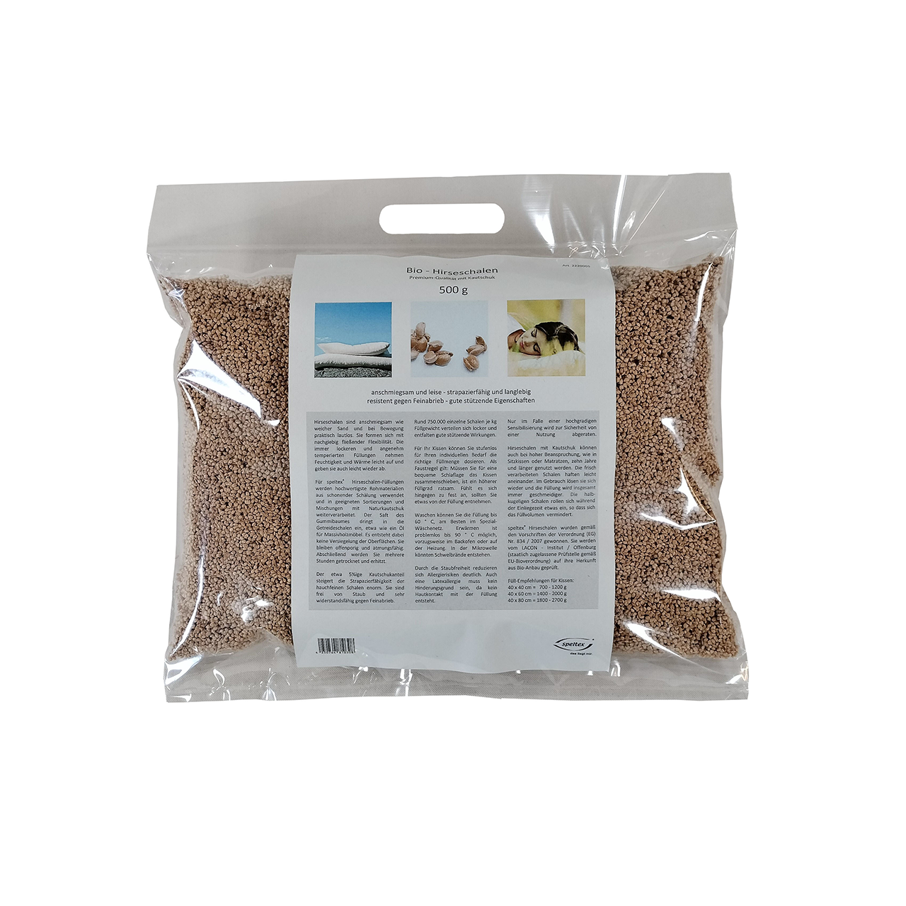 Speltex Nachfüllpackung Bio Hirseschalen