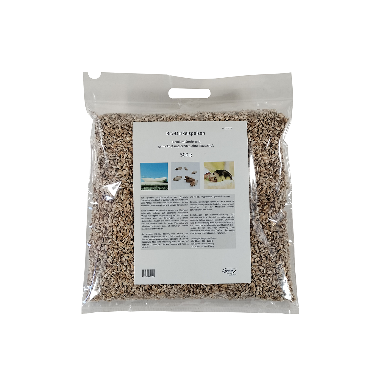 Speltex Nachfüllpackung Bio Dinkelspelzen