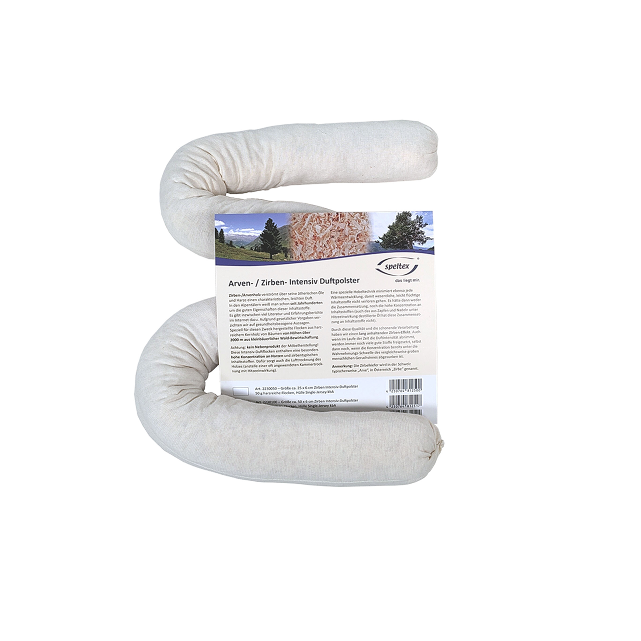 Speltex Duftpolster mit Zirbenflocken Füllung