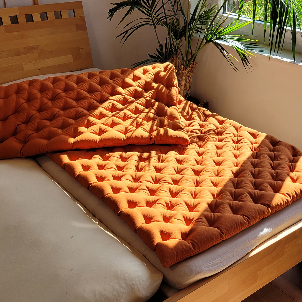 Speltex Liege- und Meditationsmatte mit Bio Dinkelspelzen Füllung