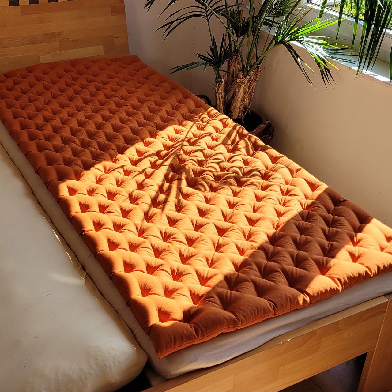 Speltex Liege- und Meditationsmatte mit Bio Buchweizenschalen Füllung