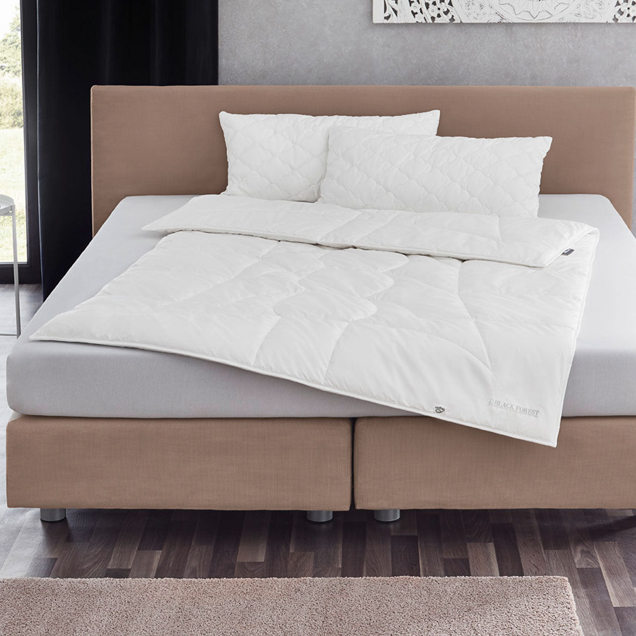 OBB Black Forest Greta Ganzjahres-Bettdecke mit Kapok-Baumwolle-Füllung