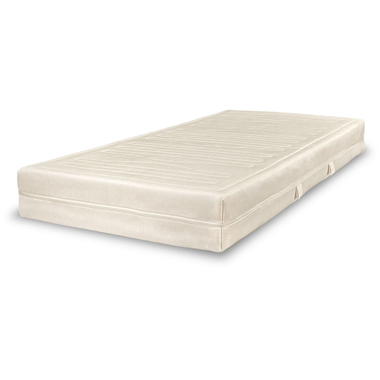 Baumberger Ergo-Zone Premium Naturlatex Öko Matratze mit Bio Baumwolle Bezug