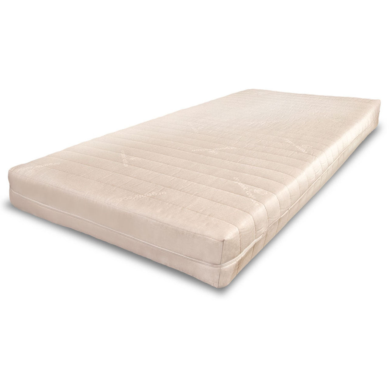 Baumberger Varia Lana Sandwich Naturlatex / Kokosfaser Öko Matratze mit Bio Baumwolle / Bio Schafwolle Bezug