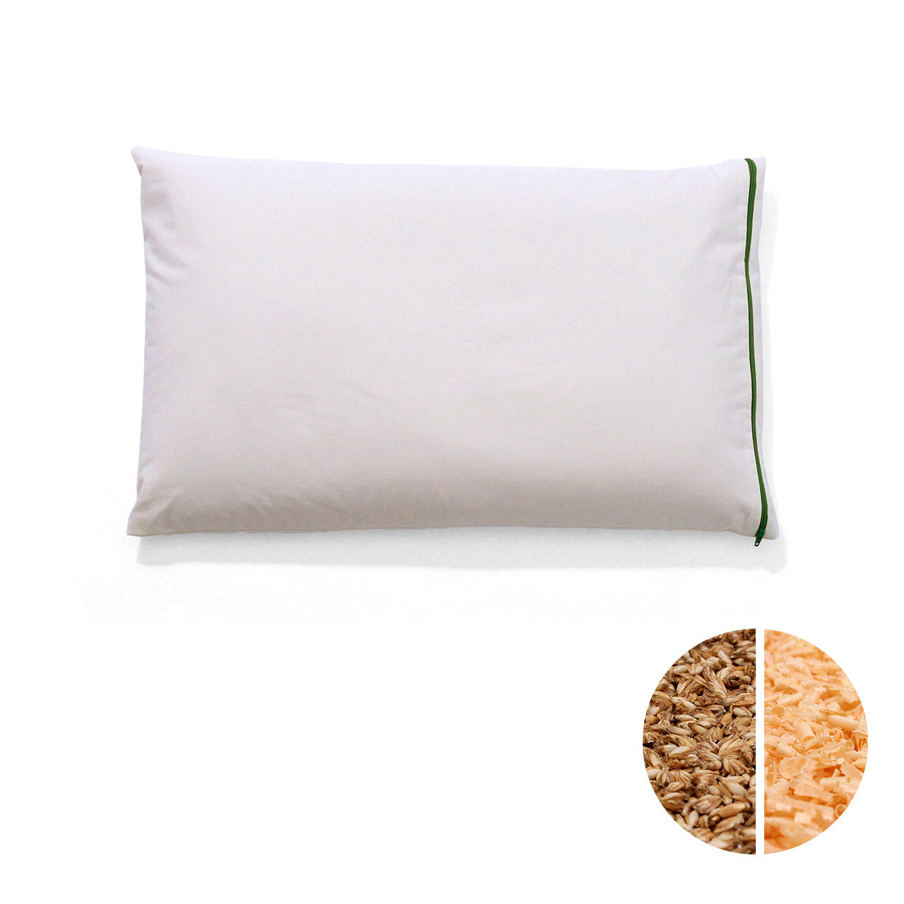 Mudis Kopfkissen mit Bio Dinkelspelzen / Zirbenholz Füllung