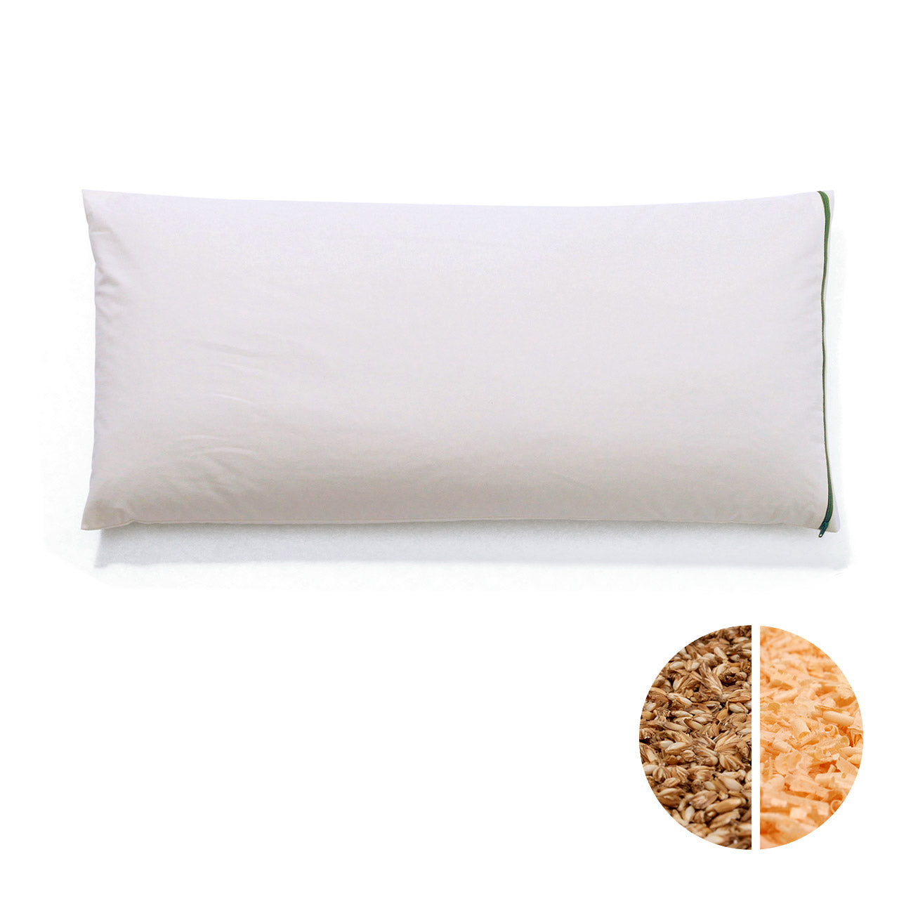 Mudis Kopfkissen mit Bio Dinkelspelzen / Zirbenholz Füllung