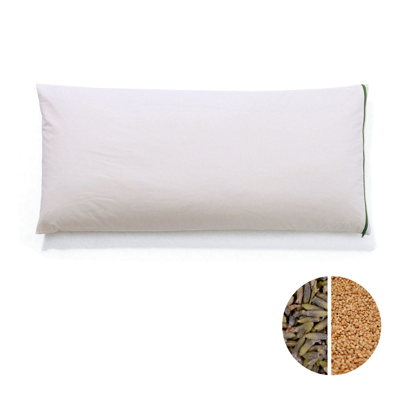 Mudis Kopfkissen mit Bio Hirse / Bio Lavendelblüten Füllung