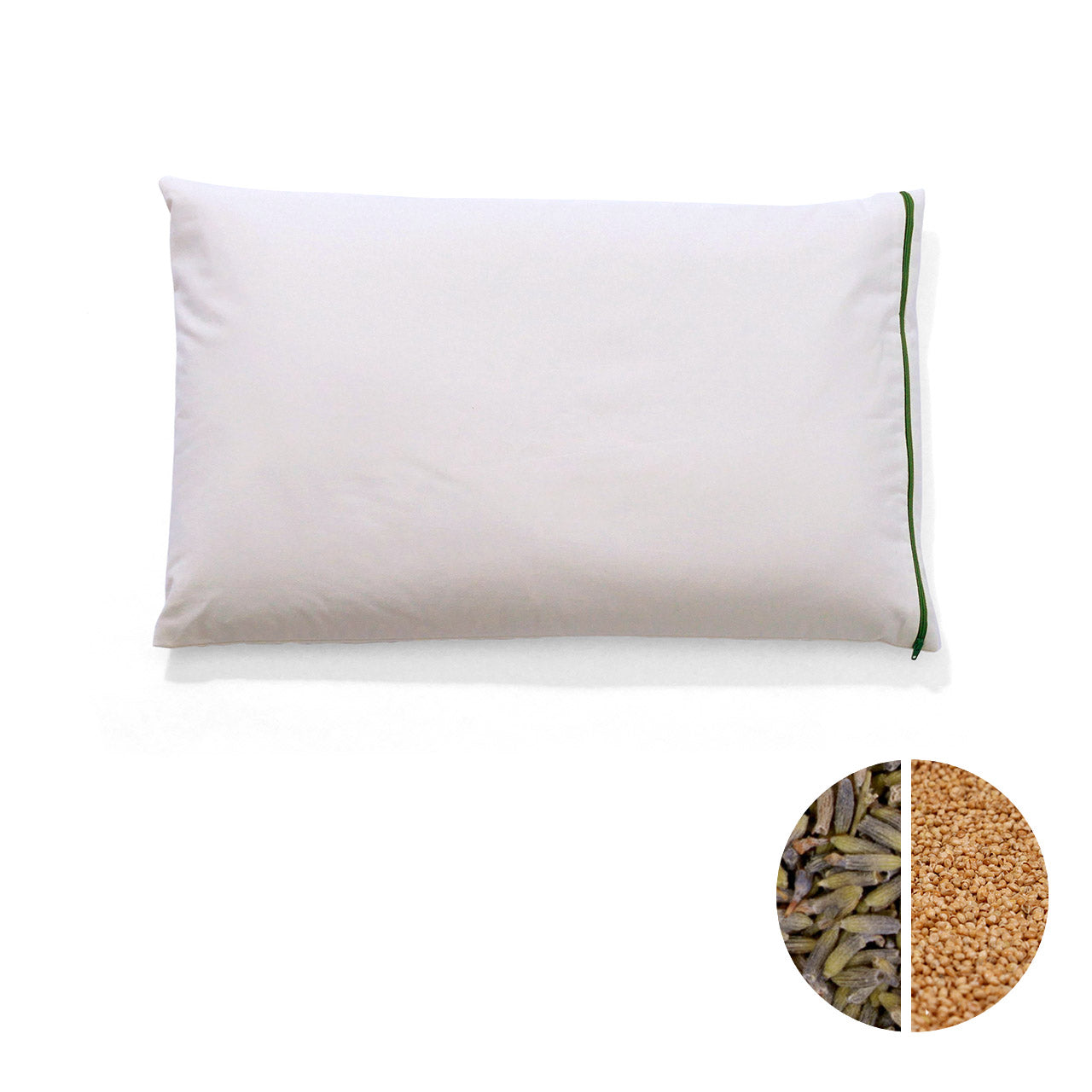 Mudis Kopfkissen mit Bio Hirse / Bio Lavendelblüten Füllung