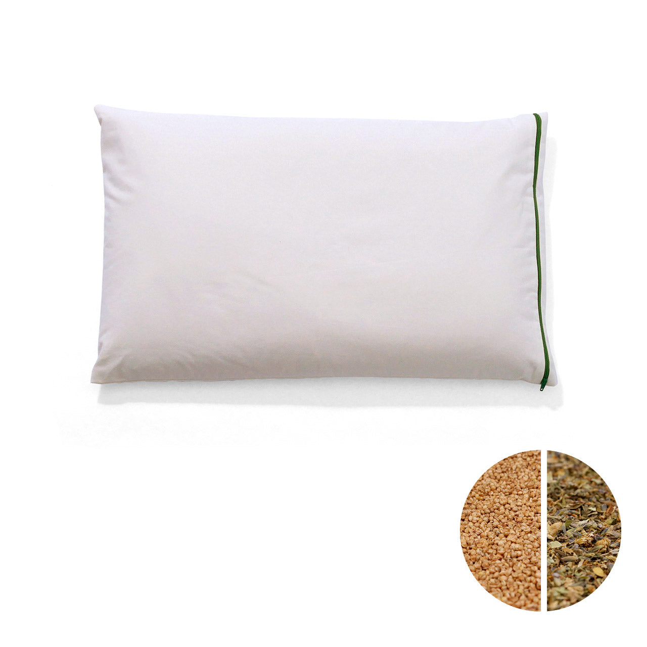 Mudis Kopfkissen mit Bio Hirse / Bio 6 Kräuter Füllung