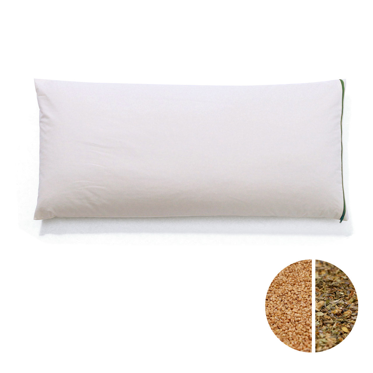 Mudis Kopfkissen mit Bio Hirse / Bio 6 Kräuter Füllung