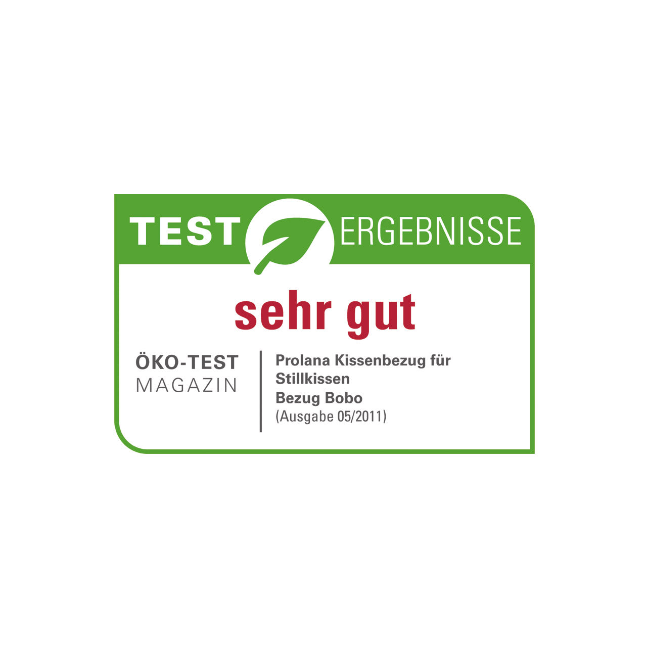 Prolana Kissenbezug für Stillkissen mit Bio Dinkelspelzen Füllung, 20 x 190 cm