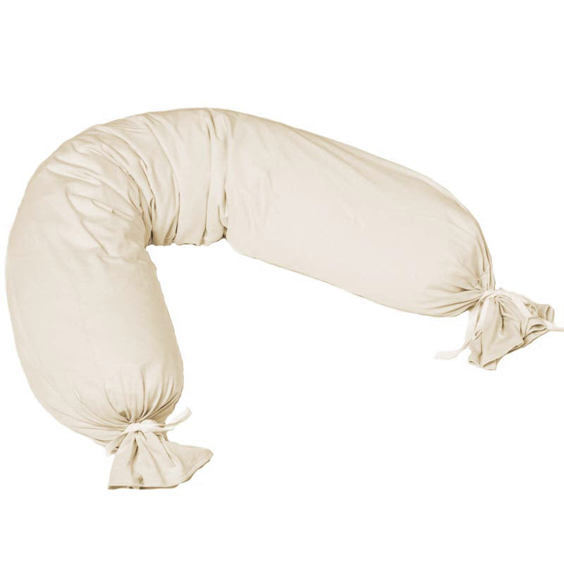 Prolana Kissenbezug für Stillkissen mit Bio Dinkelspelzen Füllung, 20 x 190 cm