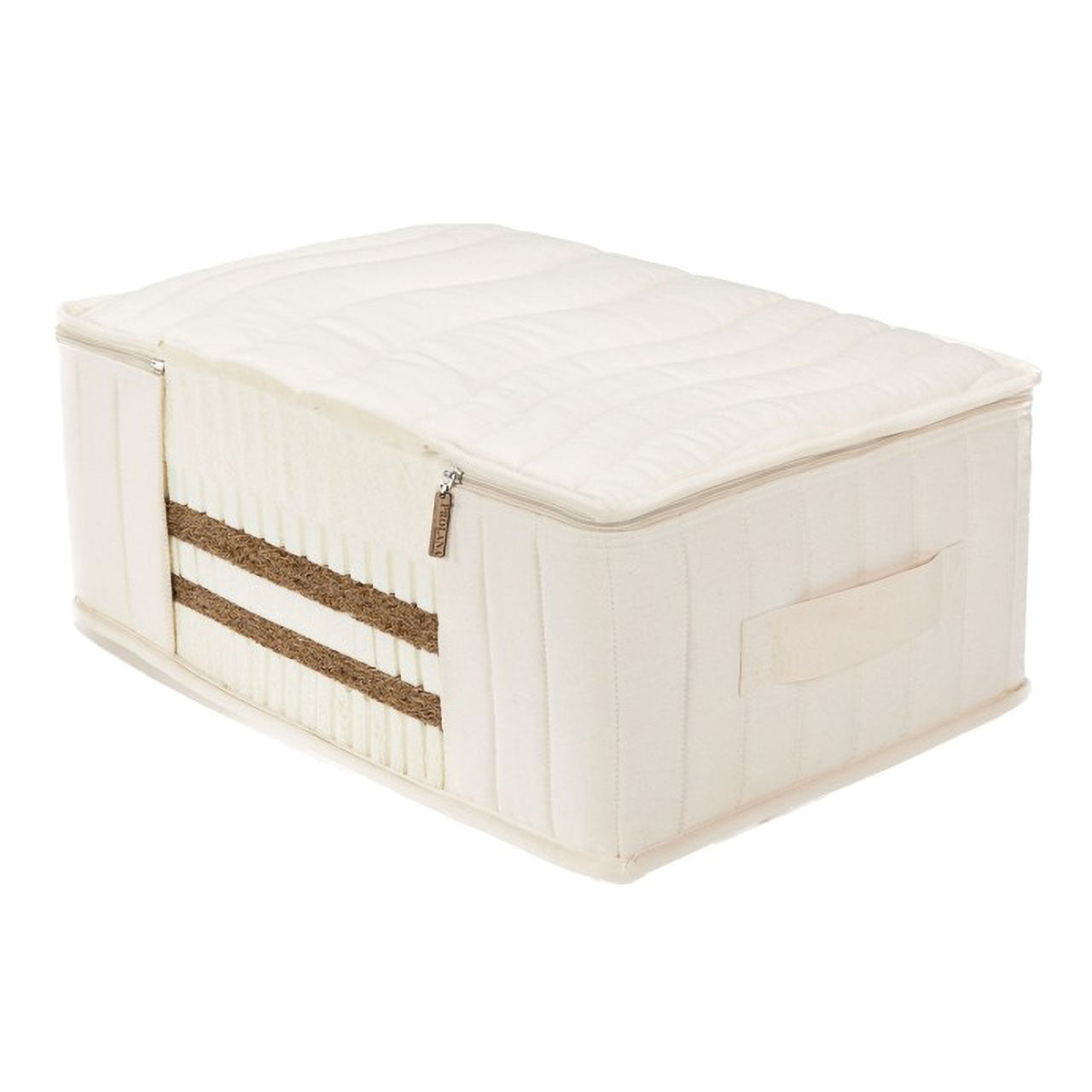 Prolana Mannar Superior Naturlatex Öko Matratze mit Bio Baumwolle Bezug