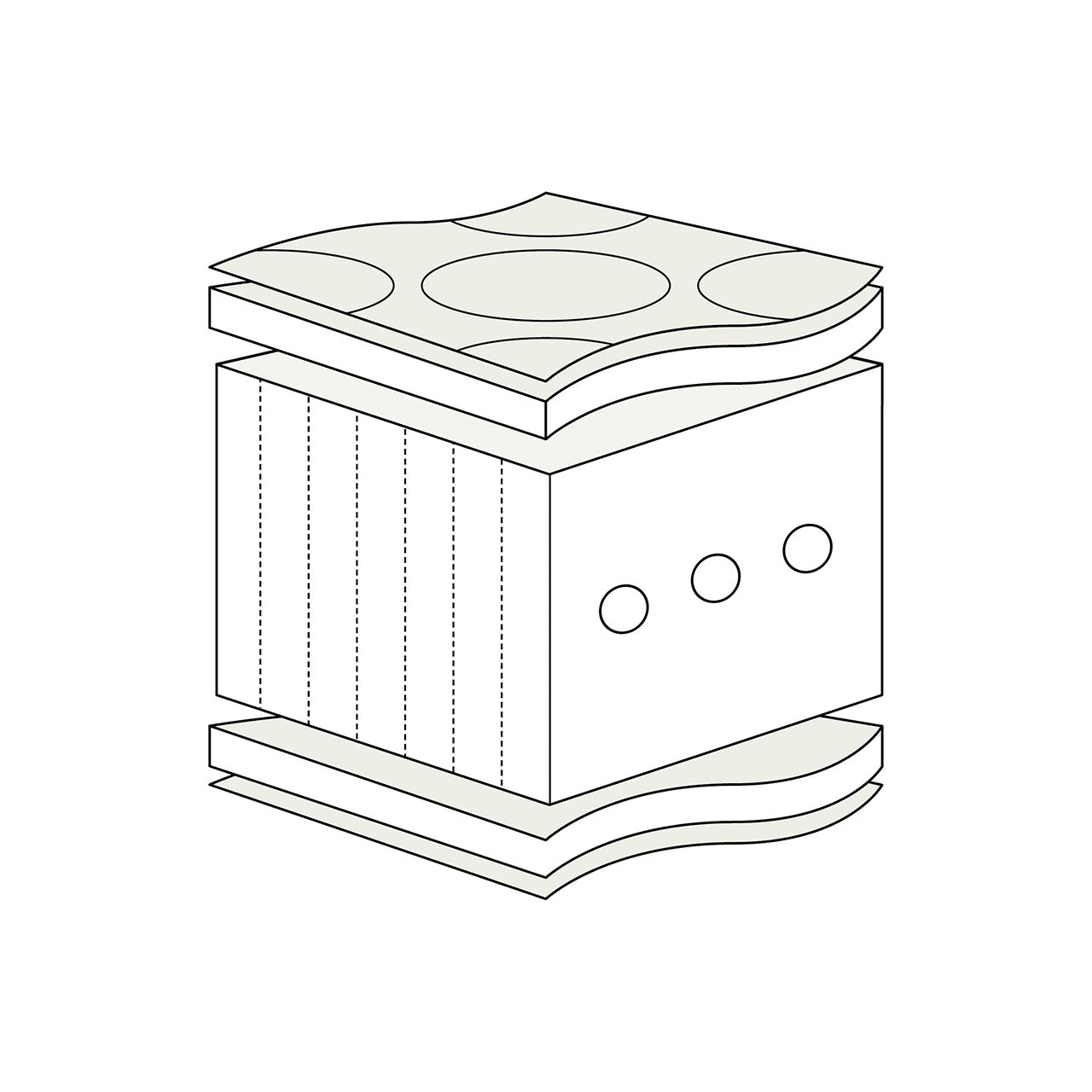 Prolana Schlaf-Line SEHR WEICH Naturlatex Öko Matratze mit Bio Baumwolle / Schurwolle Bezug