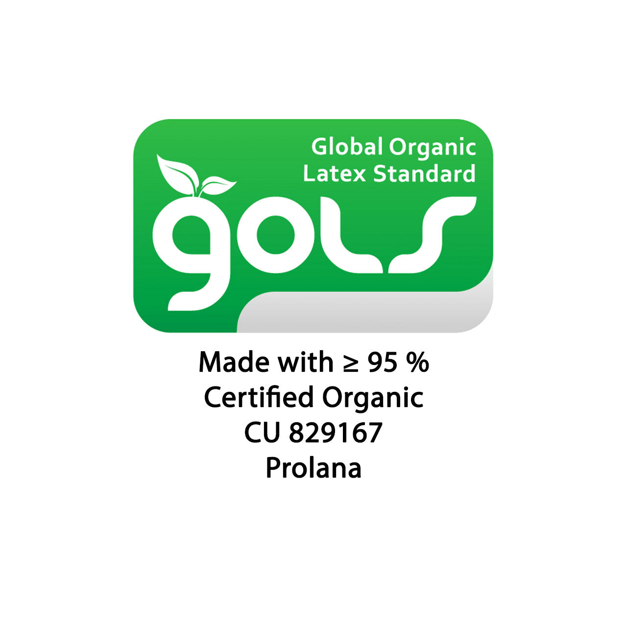 Prolana Samar MITTEL Naturlatex Öko Matratze mit Bio Baumwolle / Schurwolle Bezug