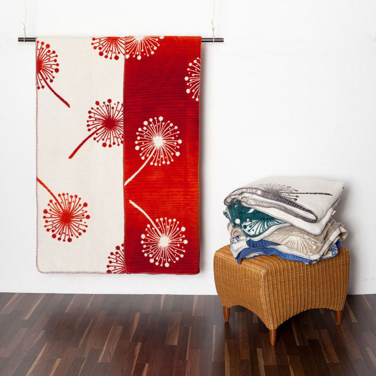 Richter Pusteblume Wohndecke aus Bio Baumwolle