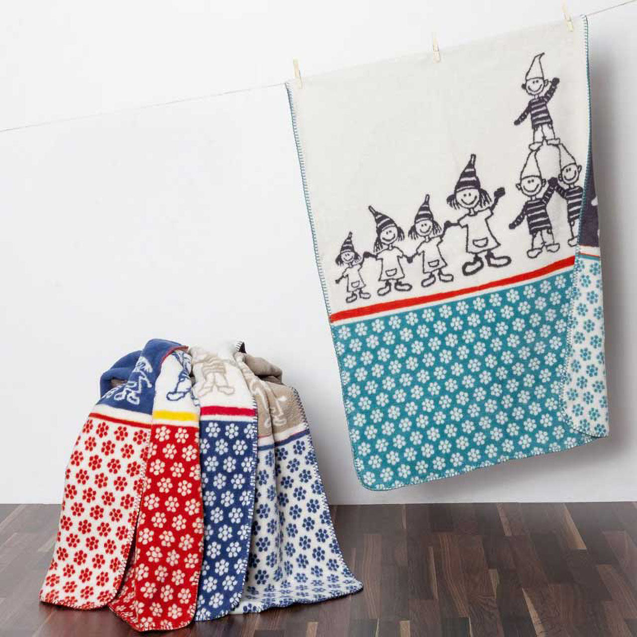 Richter Zwergenbande Babydecke aus Bio Baumwolle