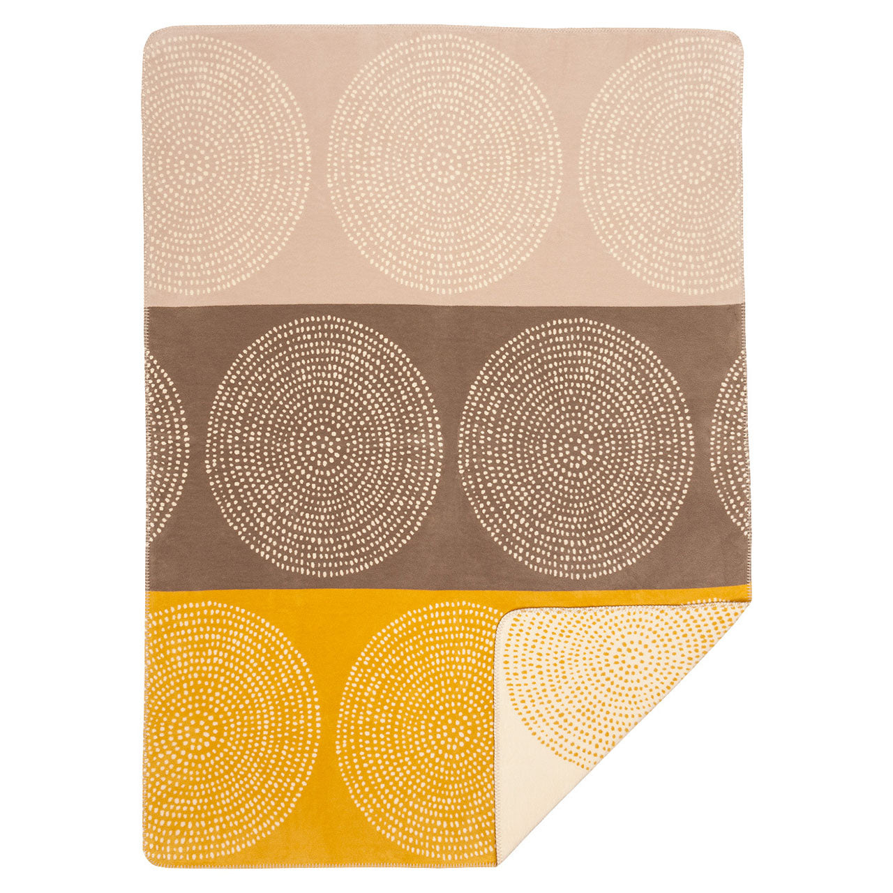 Richter Kreise Wohndecke aus Bio Baumwolle