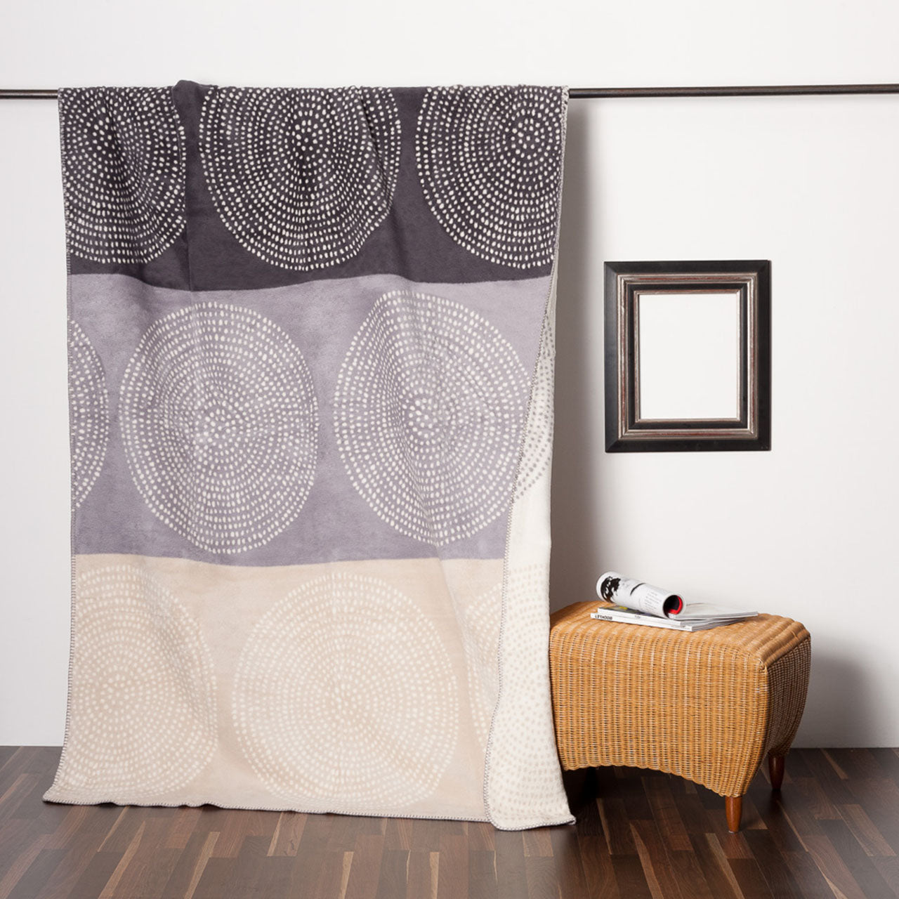 Richter Kreise Wohndecke aus Bio Baumwolle