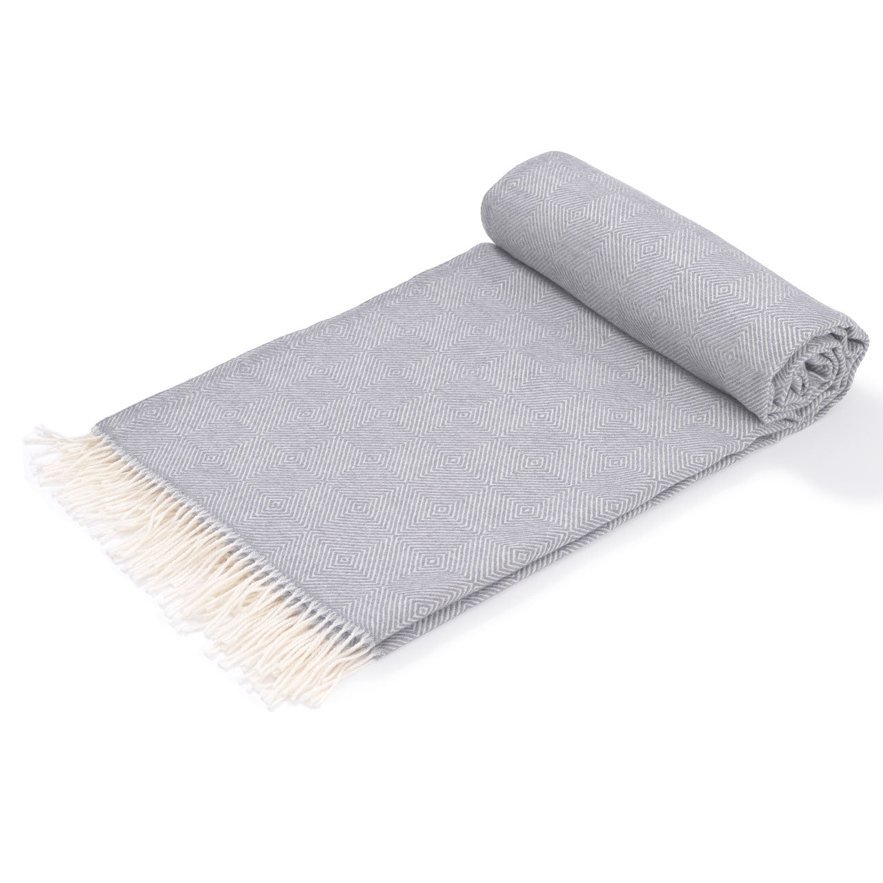 Island Wollparadies Diamant Wolldecke aus Merinowolle