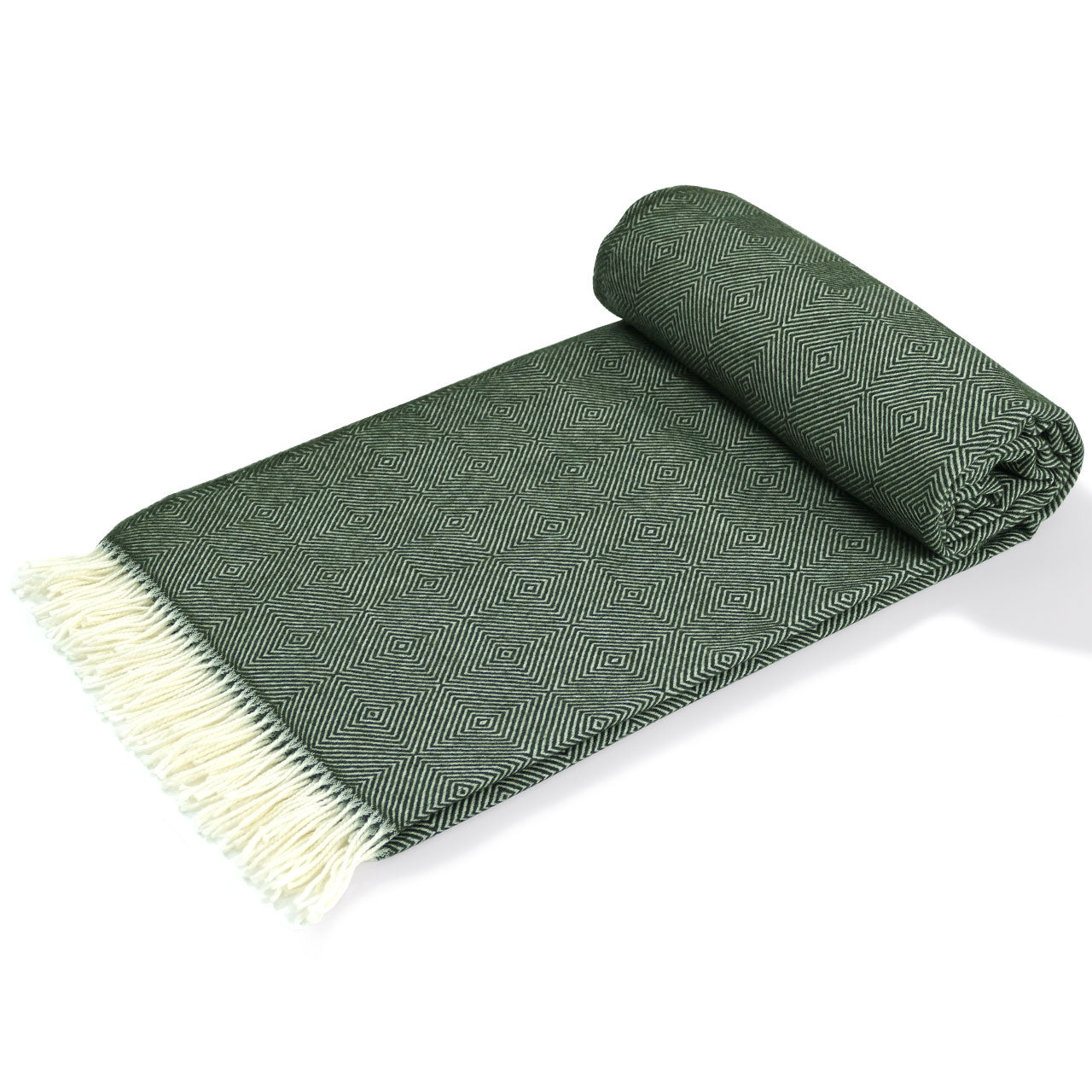 Island Wollparadies Diamant Wolldecke aus Merinowolle