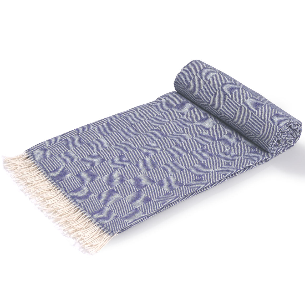 Island Wollparadies Diamant Wolldecke aus Merinowolle