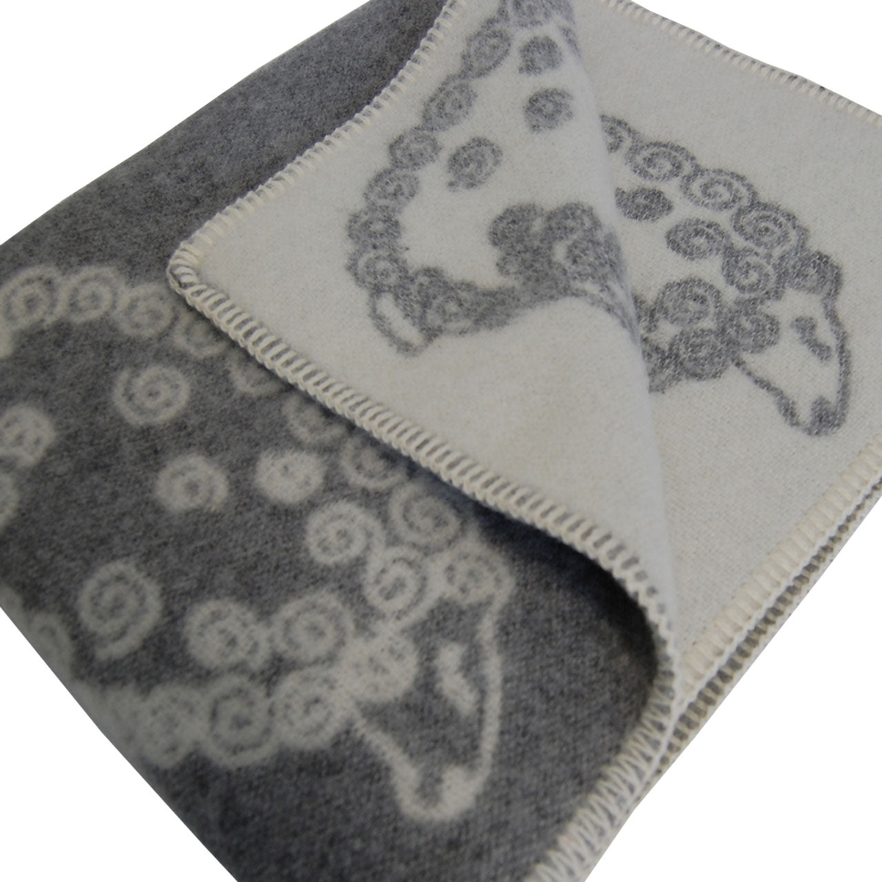 Island Wollparadies Babydecke Schaf. 100% Lammschurwolle