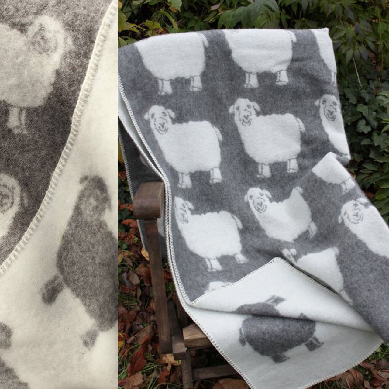 Island Wollparadies Lamm Babydecke aus Lammschurwolle