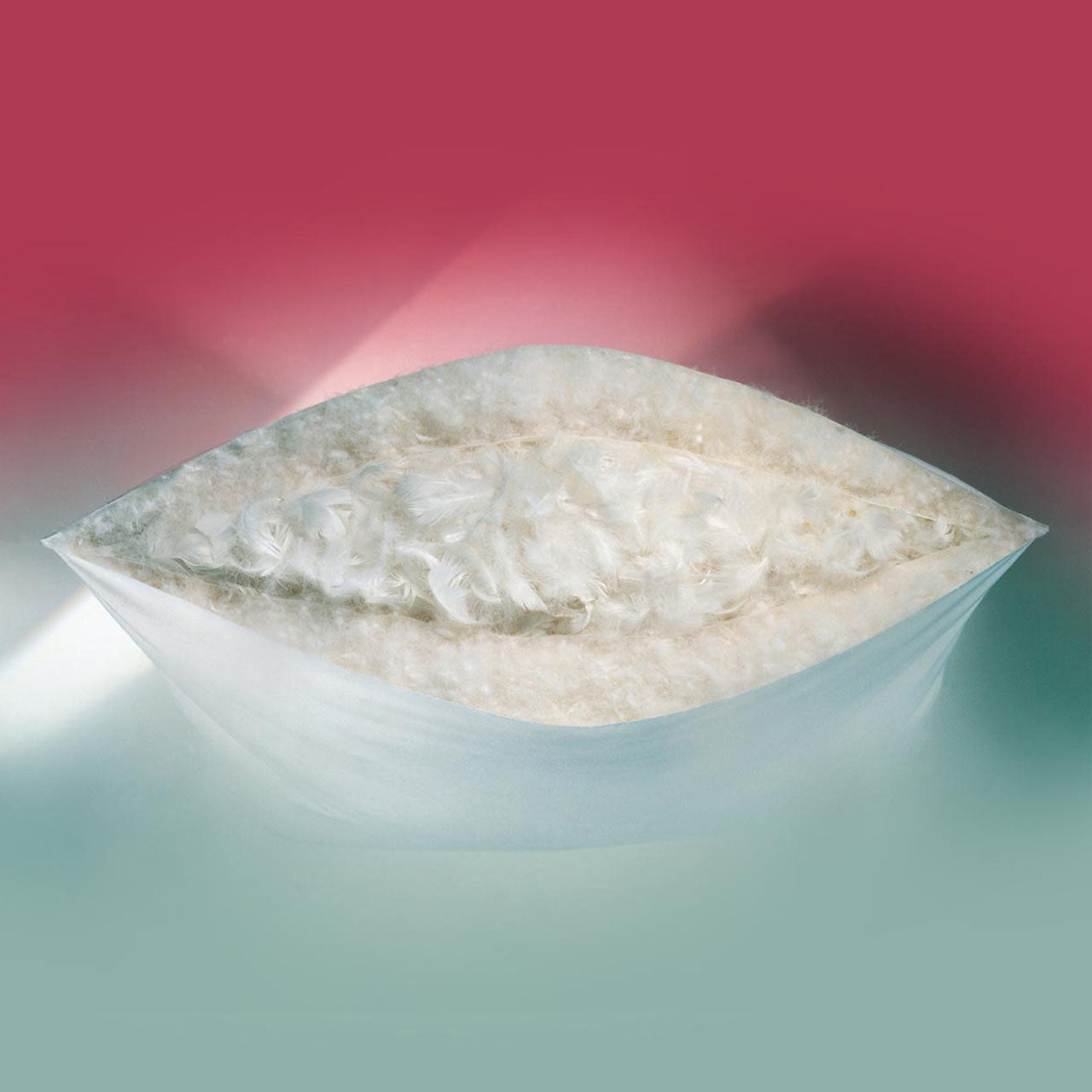 Billerbeck SMARAGD 3-Kammerkissen mit Daunenfüllung