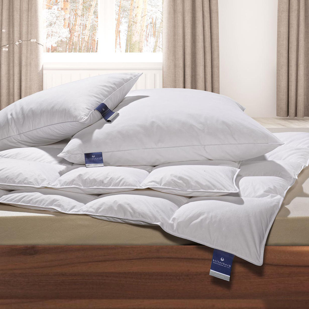 Billerbeck ALMIRA® Light Frühjahr/Sommerdecke mit Gänsedaunen-Füllung