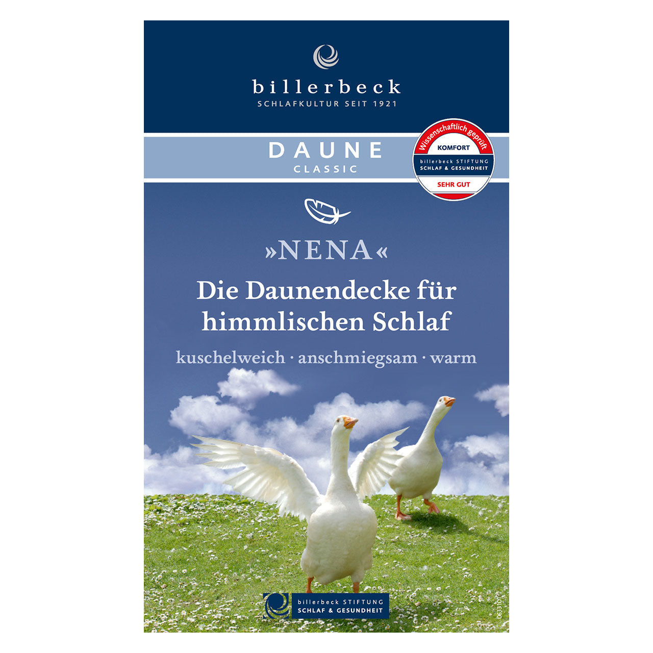 Billerbeck NENA® Duett 4-Jahreszeitendecke mit Gänsedaunen-Füllung