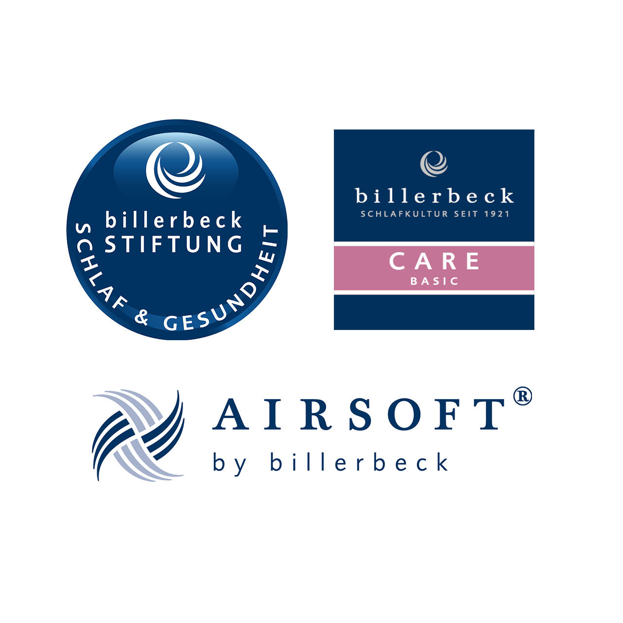 Billerbeck WELLNECK® Nackenkissen 3-tlg mit Visco Schaum / Softlatex Kern und kühlendem Gel-Inlay