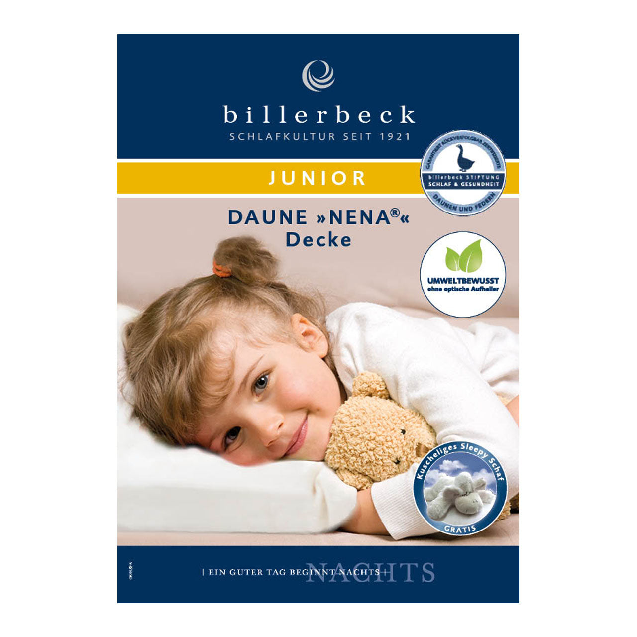 Billerbeck NENA® KIds Light Kinder-Bettdecke mit Gänsedaunenfüllung