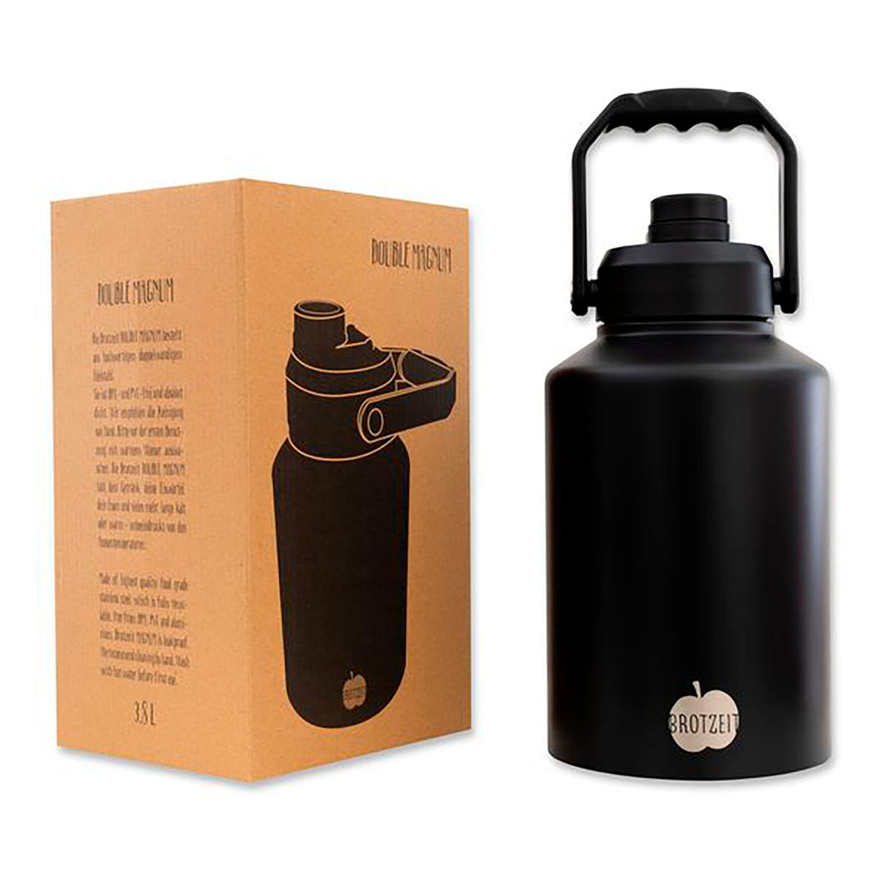 Brotzeit Magnum Thermosflasche/Thermosbehälter aus Edelstahl