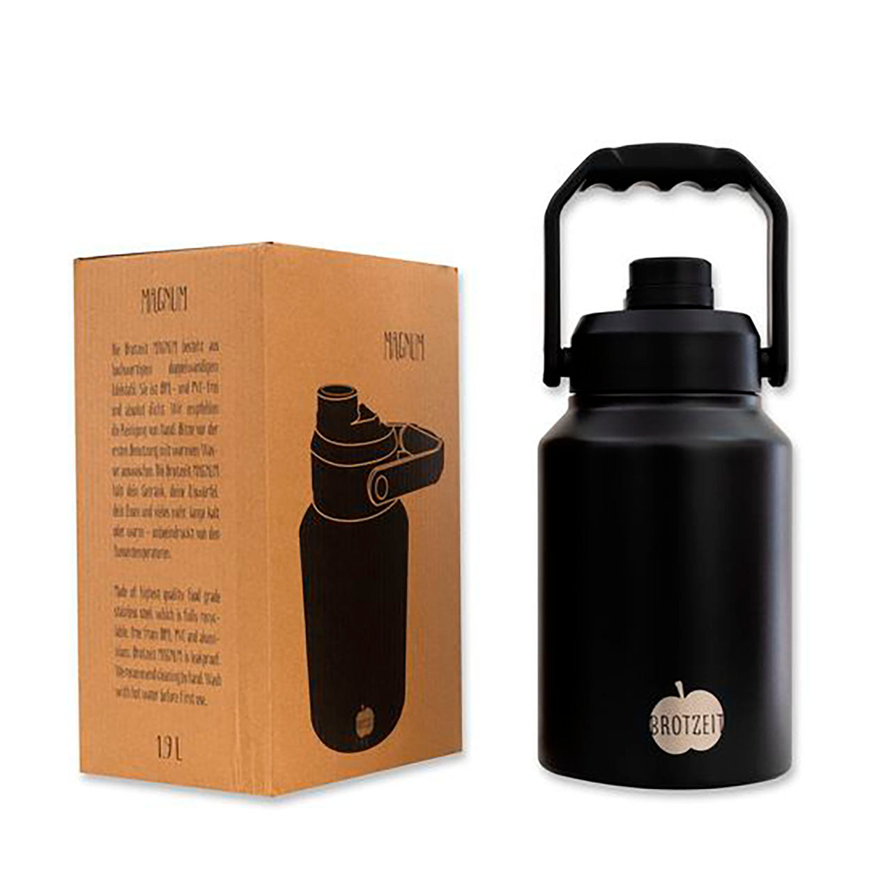 Brotzeit Magnum Thermosflasche/Thermosbehälter aus Edelstahl