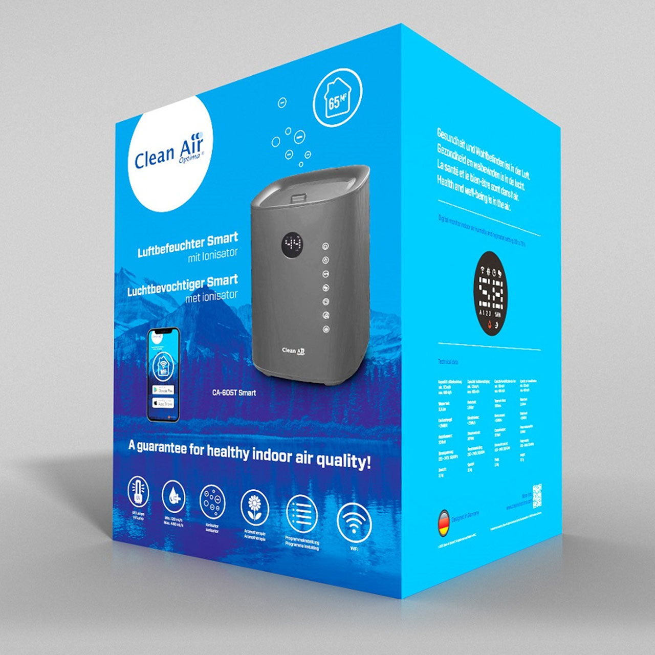 Clean Air Optima® CA-605 Smart Luftbefeuchter