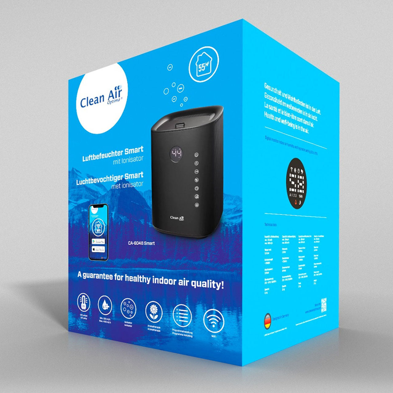 Clean Air Optima® CA-604 Smart Luftbefeuchter