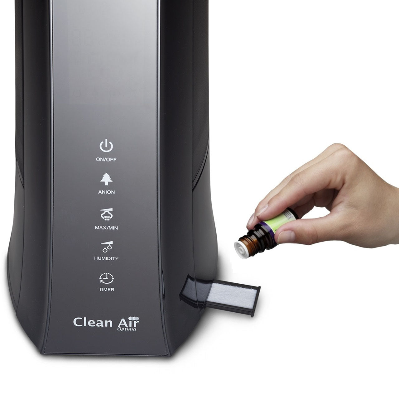 Clean Air Optima® CA-603 Luftbefeuchter, Schwarz