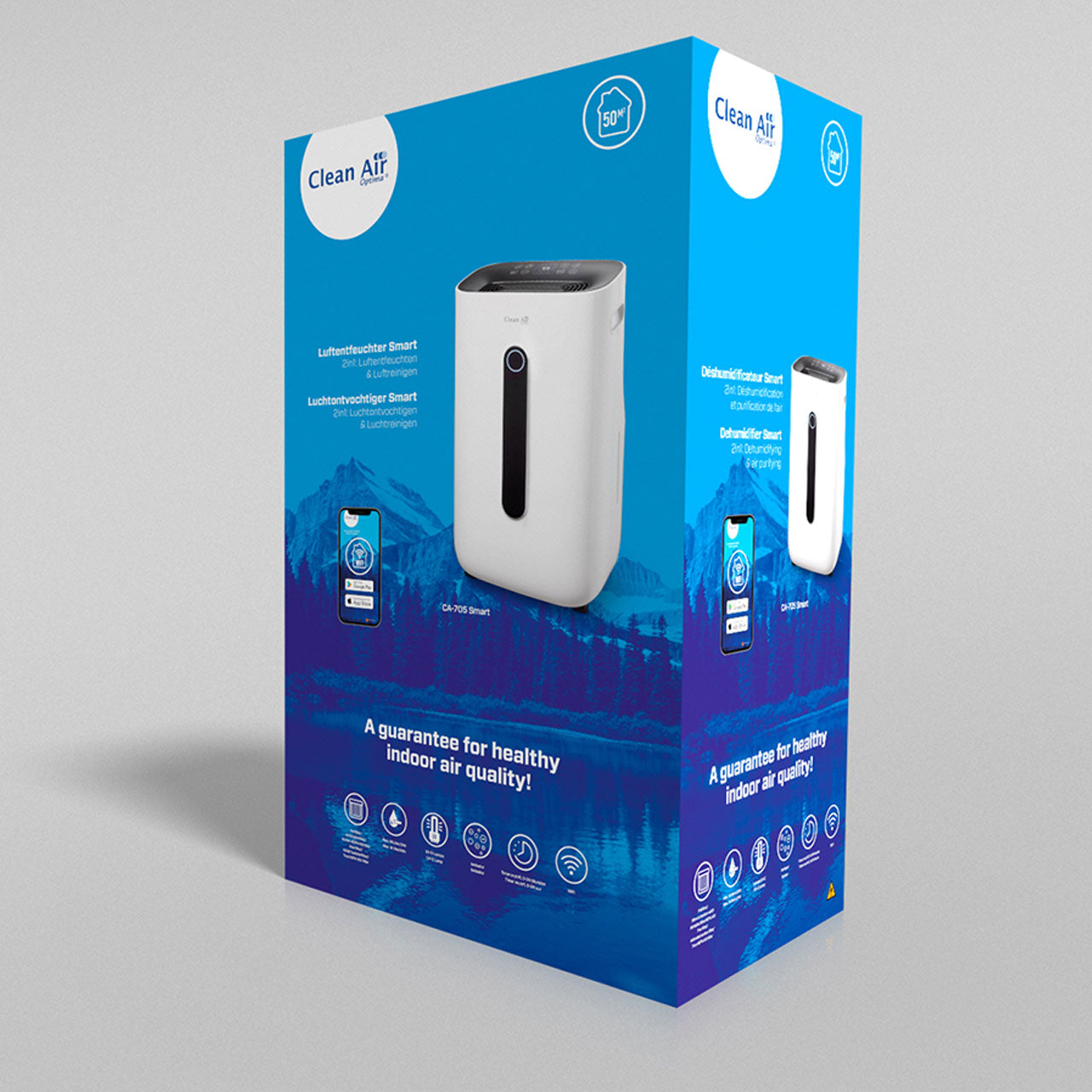 Clean Air Optima® CA-705 Smart Luftentfeuchter