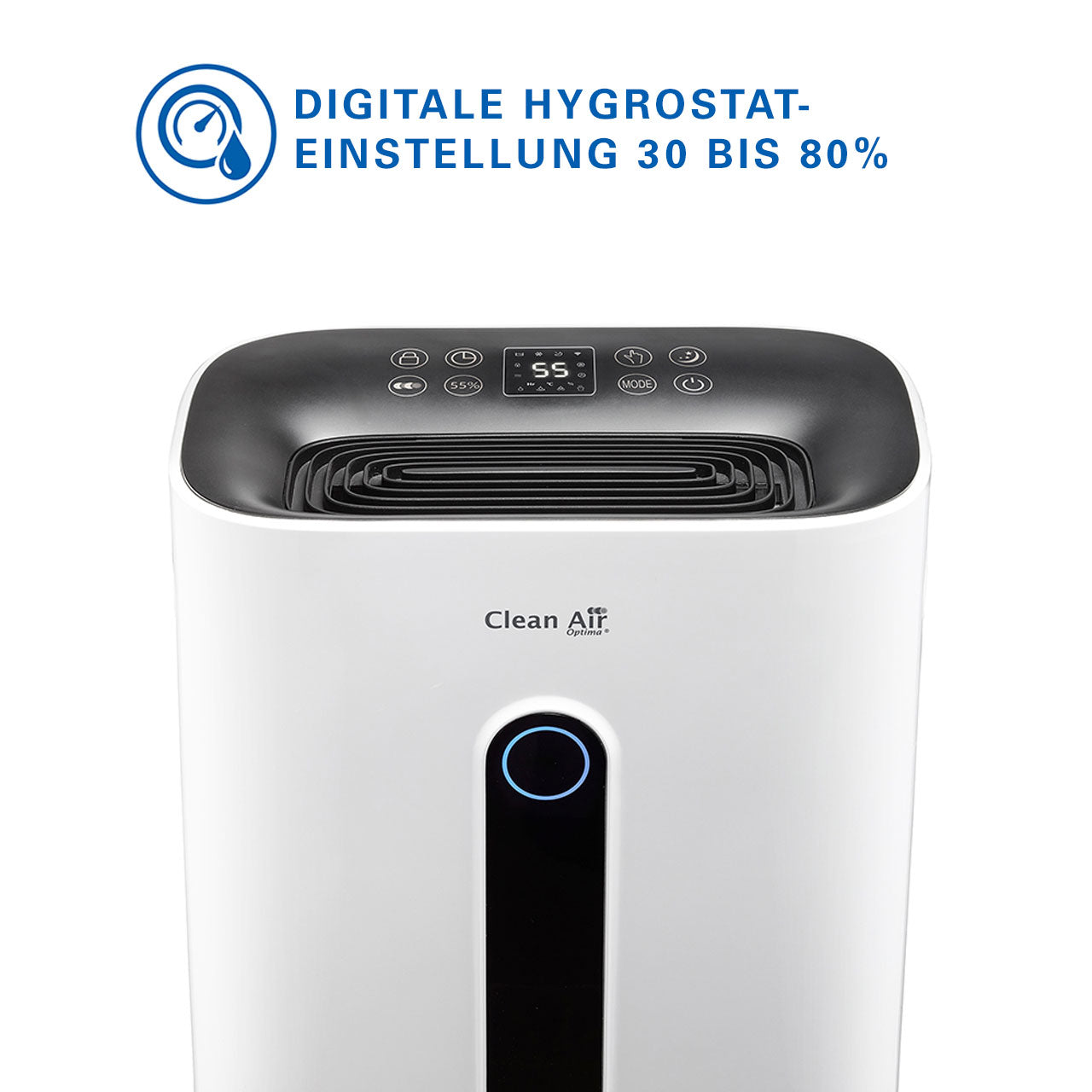 Clean Air Optima® CA-706 Smart Luftentfeuchter - Schwarz/Weiß