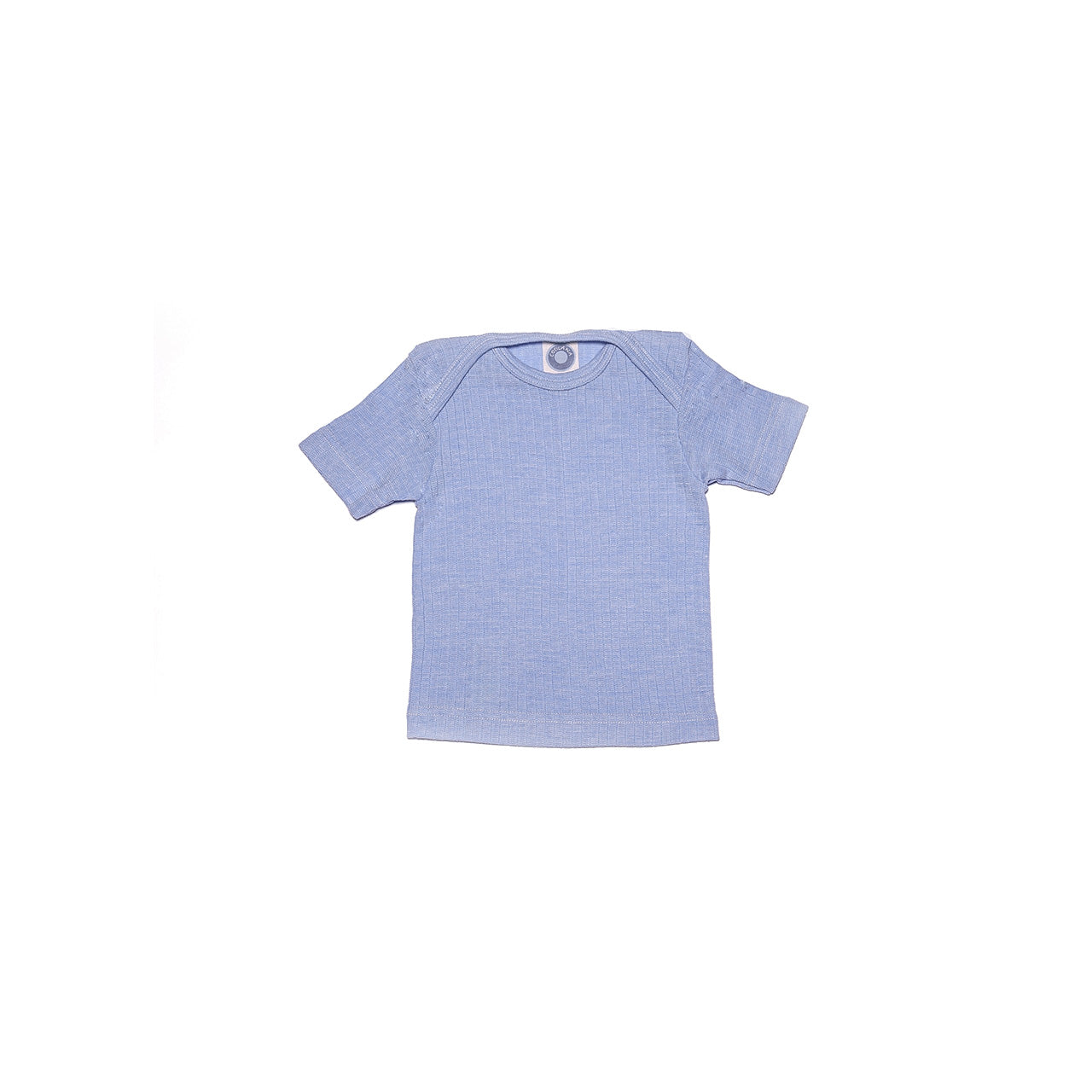 Cosilana Baby Kurzarm-Shirt aus Bio Baumwolle / Bio Wolle / Seide