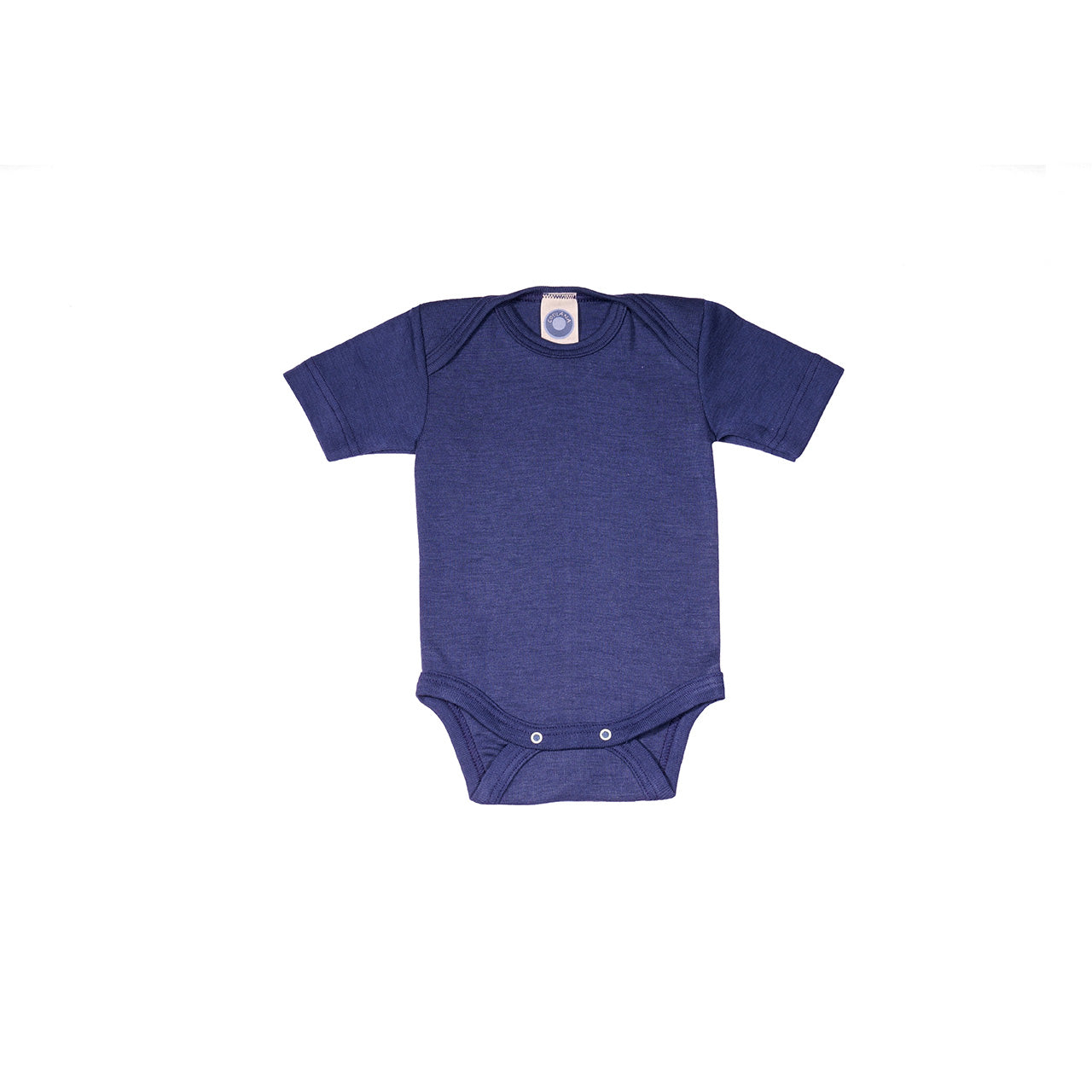 Cosilana Baby Kurzarm-Body aus Bio Wolle / Seide