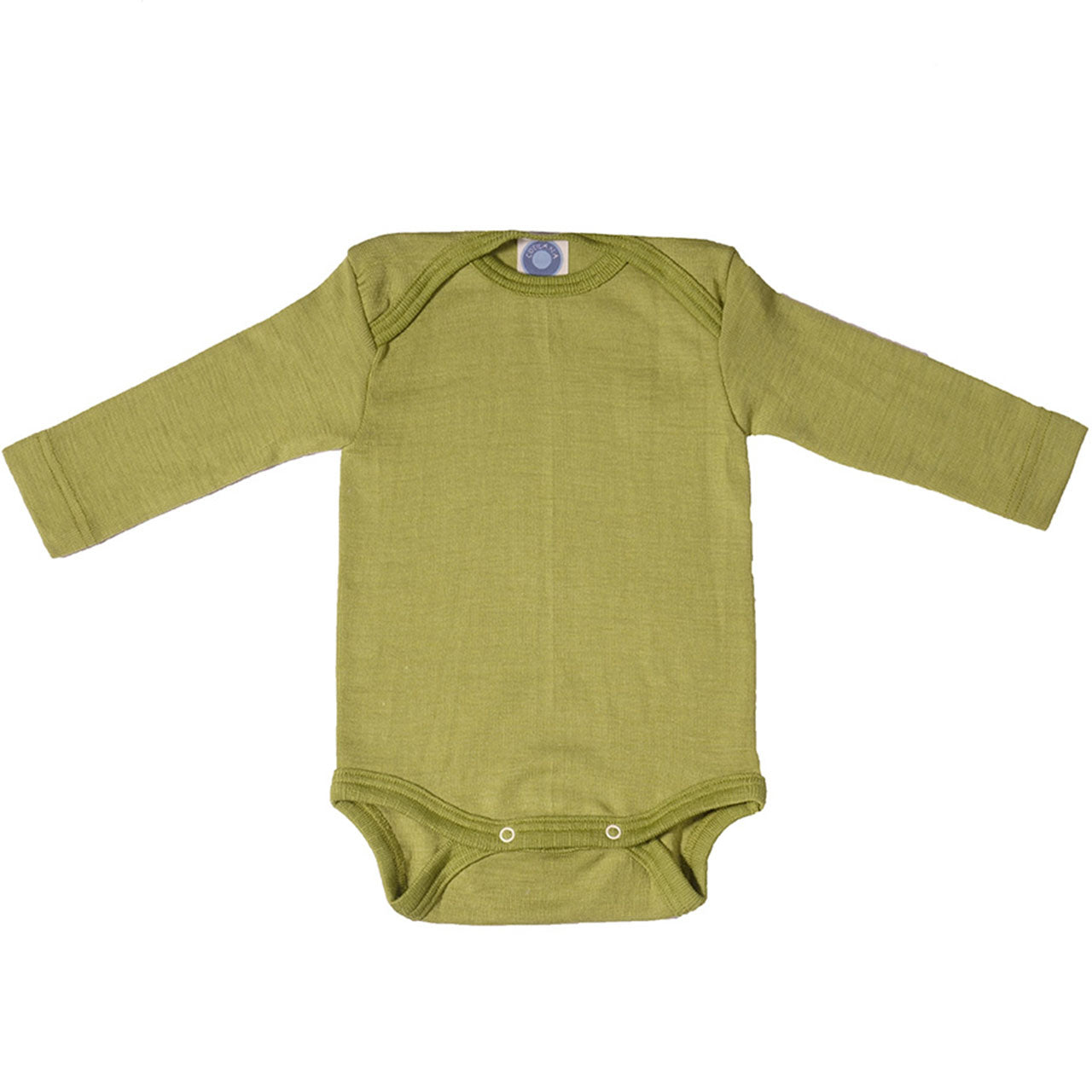 Cosilana Baby Langarm-Body aus Bio Wolle / Seide