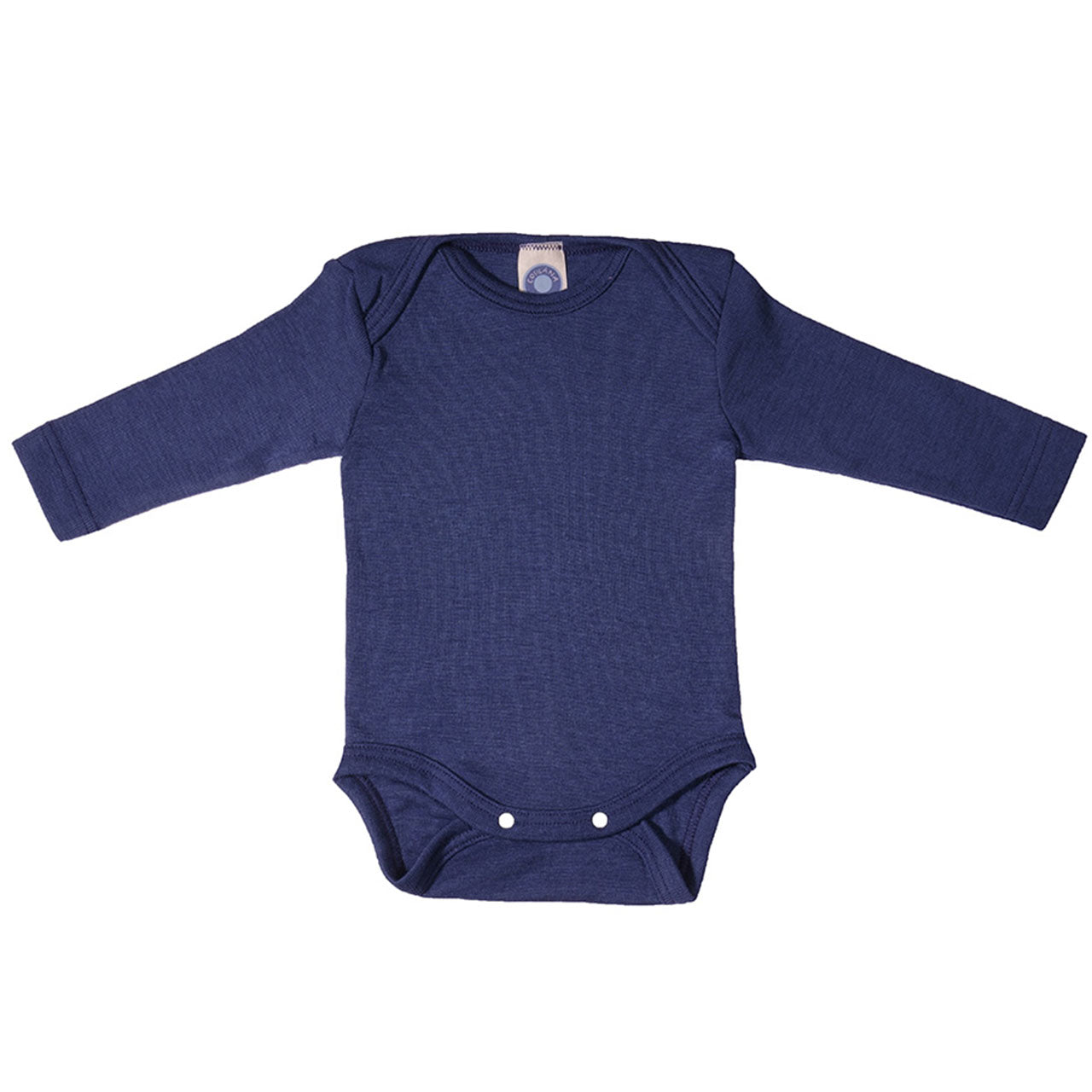 Cosilana Baby Langarm-Body aus Bio Wolle / Seide