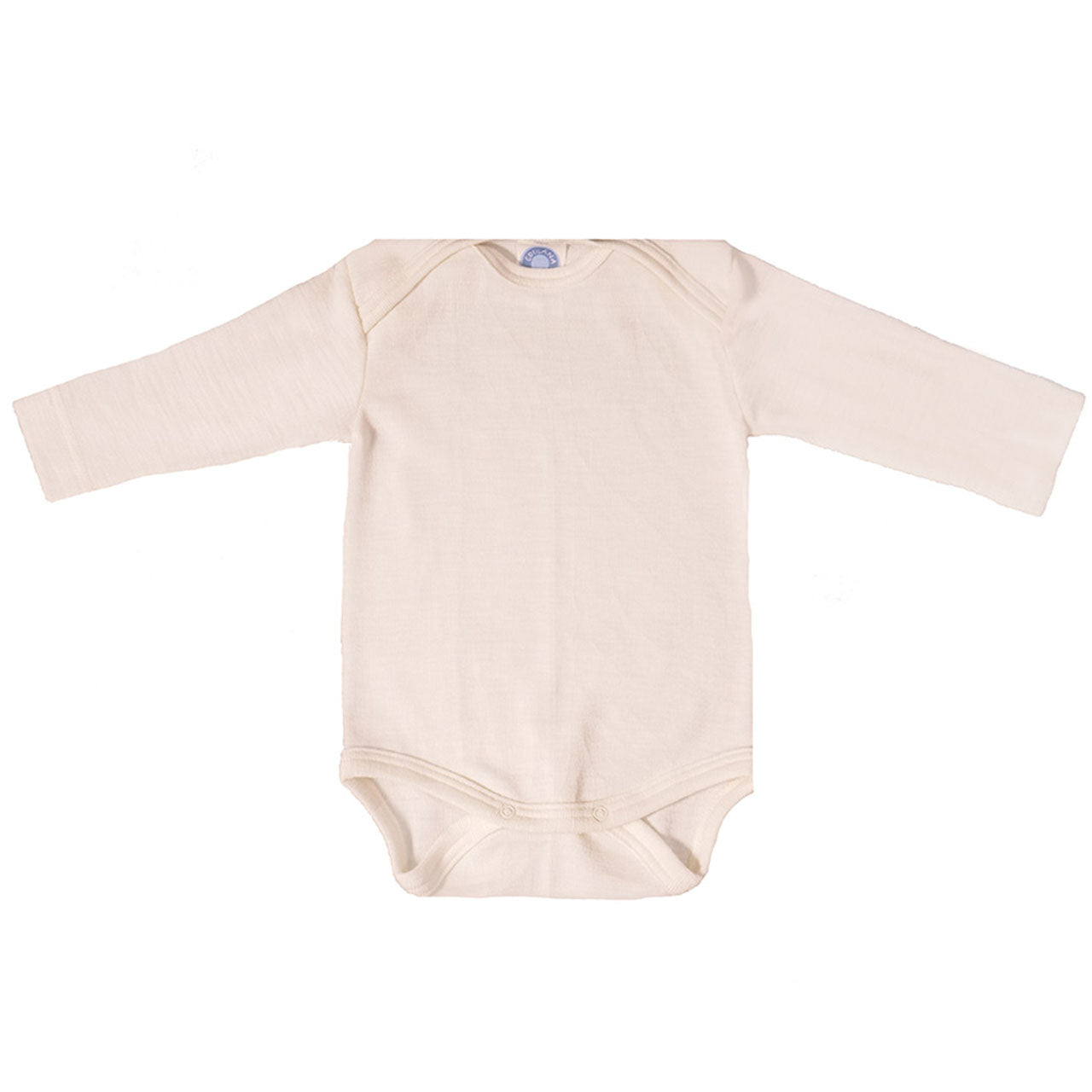 Cosilana Baby Langarm-Body aus Bio Wolle / Seide