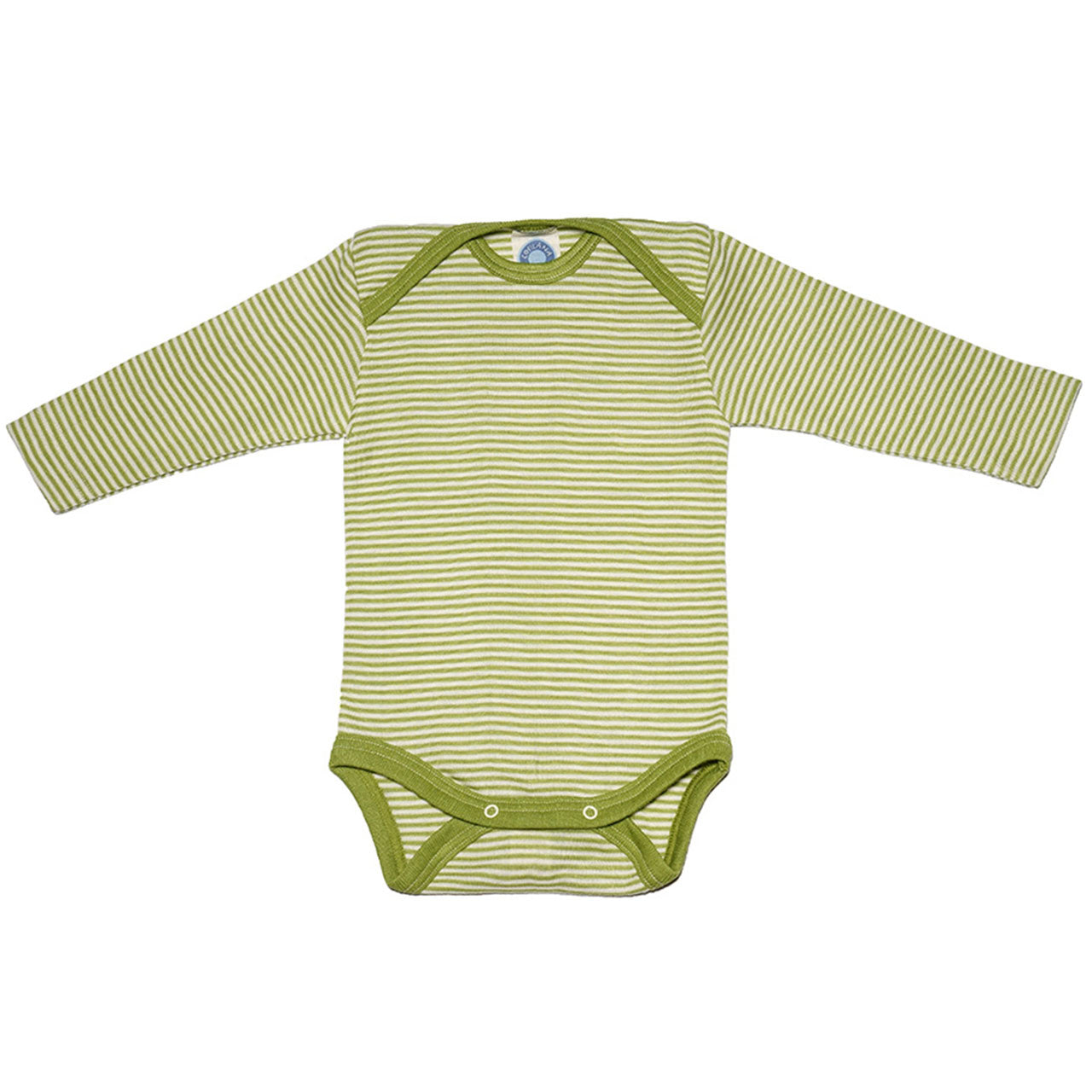 Cosilana Baby Langarm-Body aus Bio Wolle / Seide