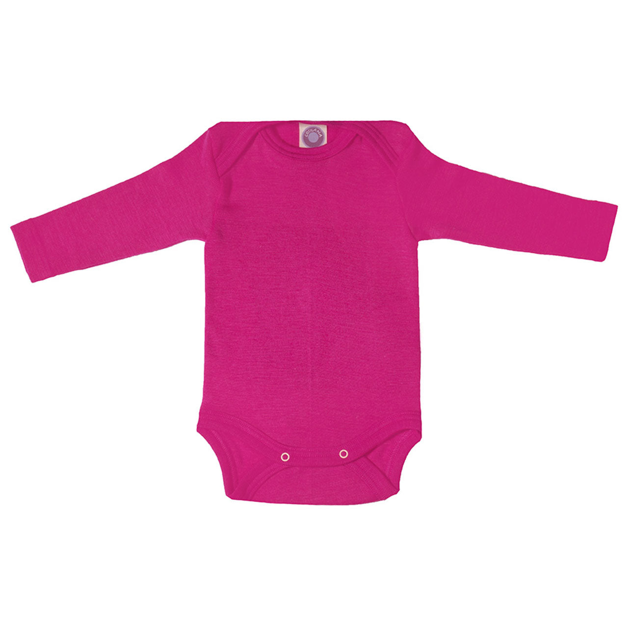 Cosilana Baby Langarm-Body aus Bio Wolle / Seide
