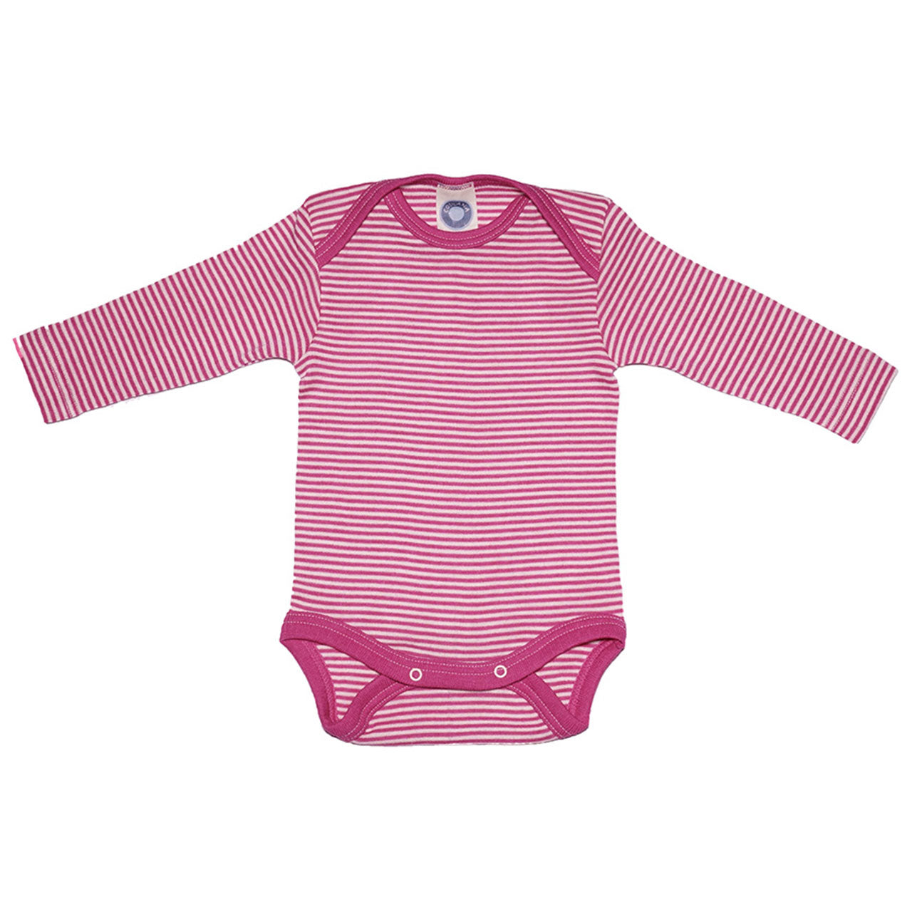 Cosilana Baby Langarm-Body aus Bio Wolle / Seide