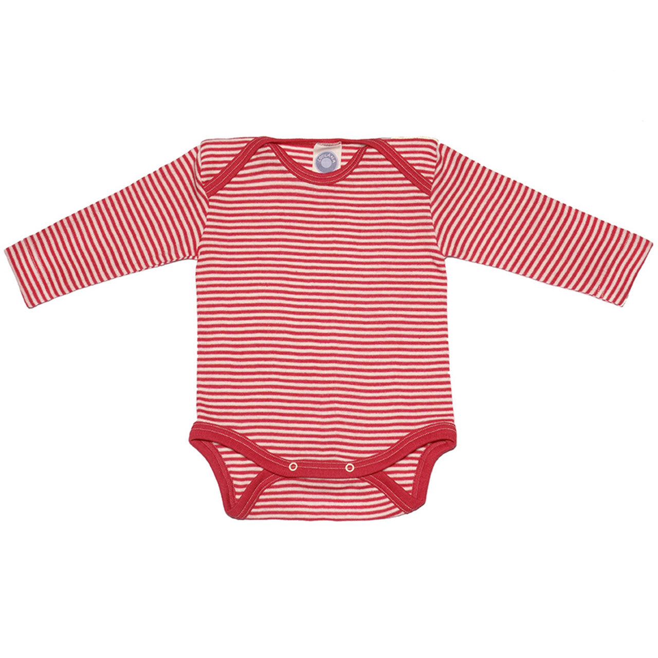 Cosilana Baby Langarm-Body aus Bio Wolle / Seide