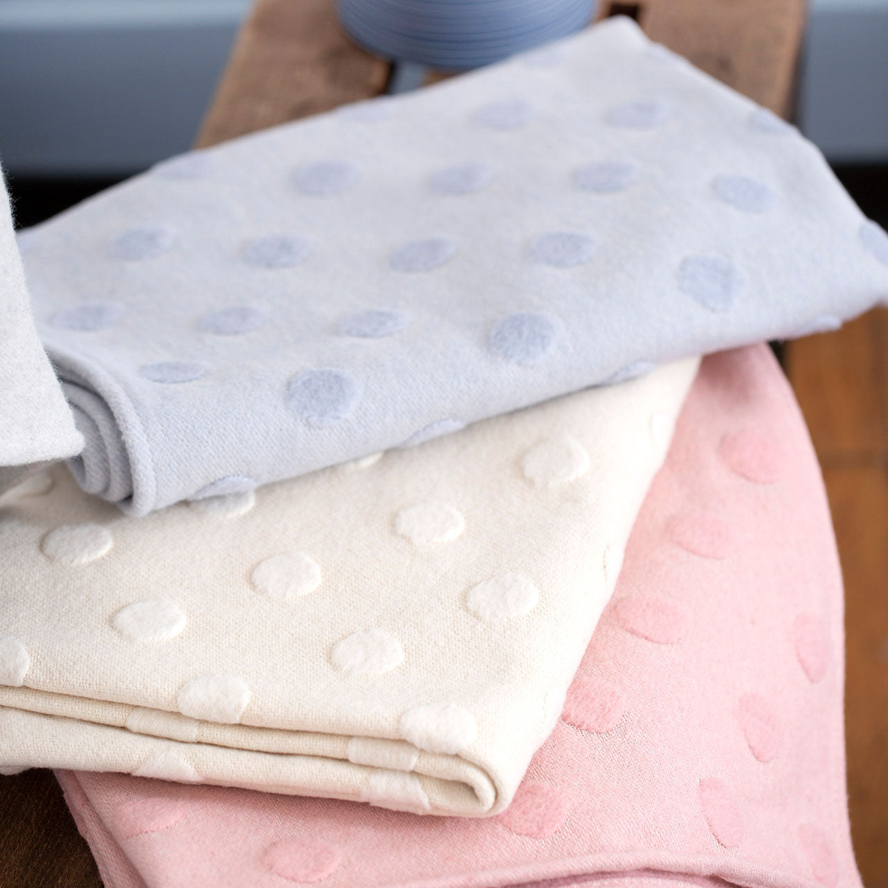 Fussenegger Riga Babydecke aus Recycling Baumwolle